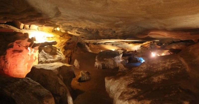 The Underground Pool at Rickwood Caverns