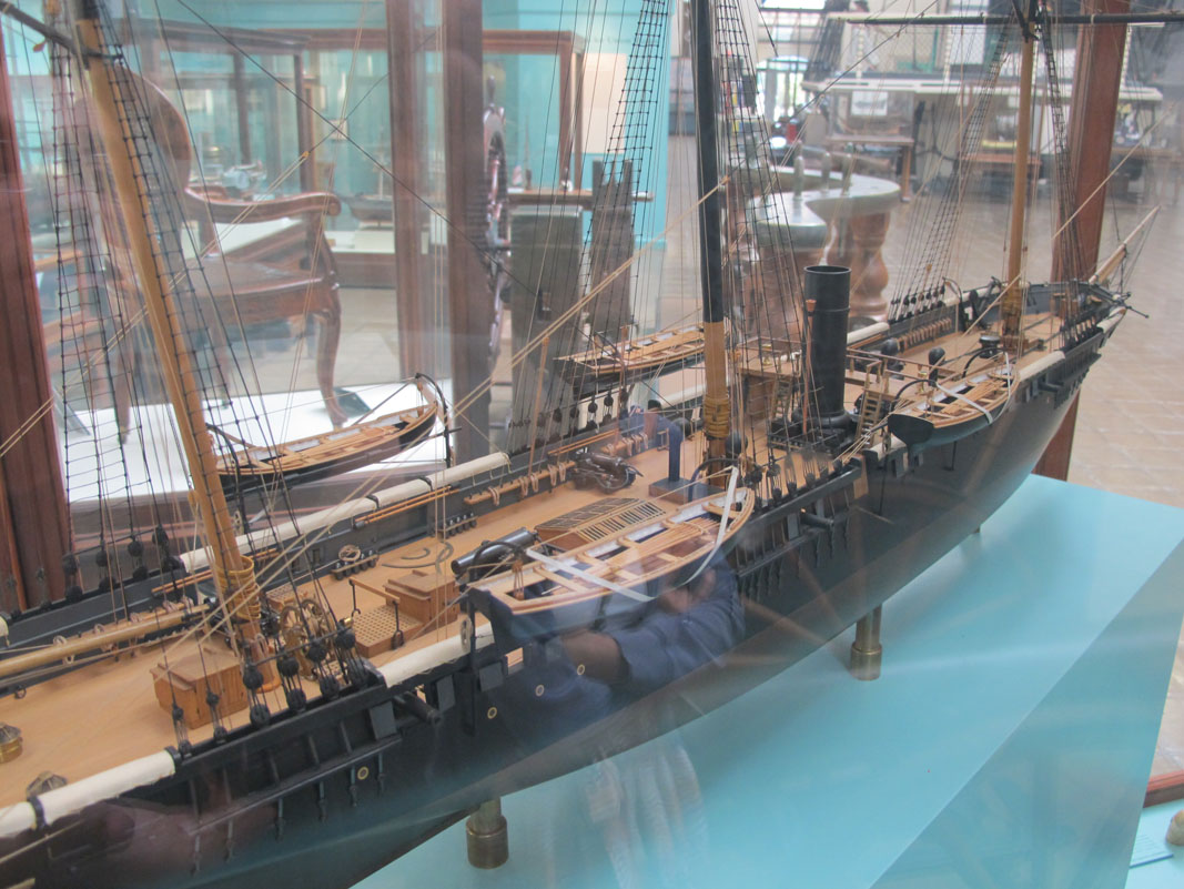 Model Of The Confederate Ship The CSS Alabama