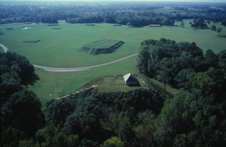 Overhead View of the Moundsville Archaeological Park
