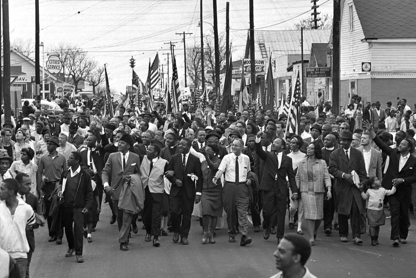 The Selma to Montgomery March happened for one major reason; the white supremacist trying and succeeding in keeping African Americans from voting. 