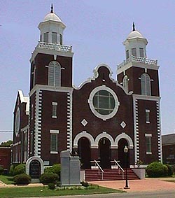 The Brown Chapel AME Church was the starting point for the Selma to Montgomery march of 1965. 
