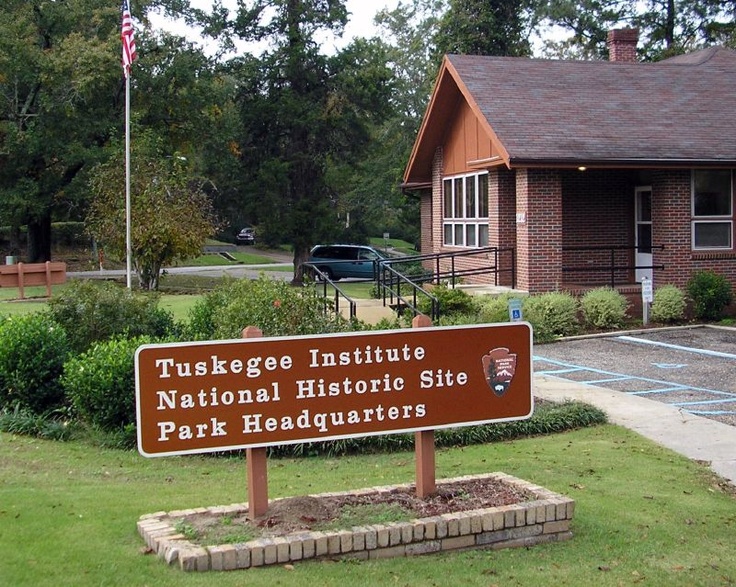 Park headquarters of the Tuskegee National Historical Site