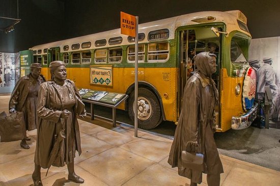 Bus Replicas of the buses in Montgomery Alabama in the 1950's and 1960's