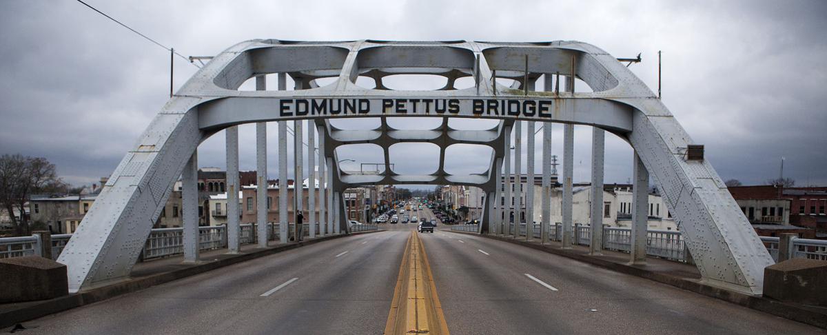 The Edmund Pettus Bridge is the highlight of one of the best day trips of the Alabama backroads on old highway 80 from Montgomery to Selma. 