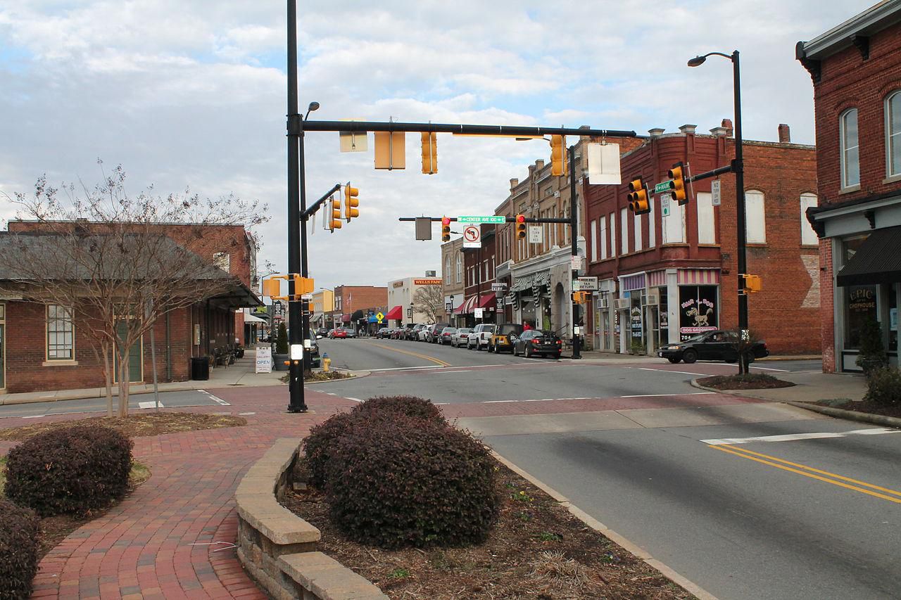 The Main Intersection in Mooresville