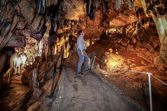 Walkway in the DeSoto Caverns