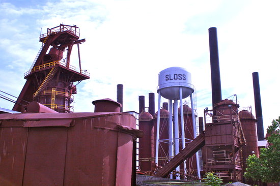 Overview of the Sloss Plant In Birmingham Alabama