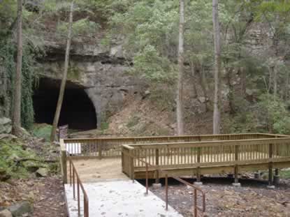 The Sauta Cave Lower Entrance in Scottsboro Alabama