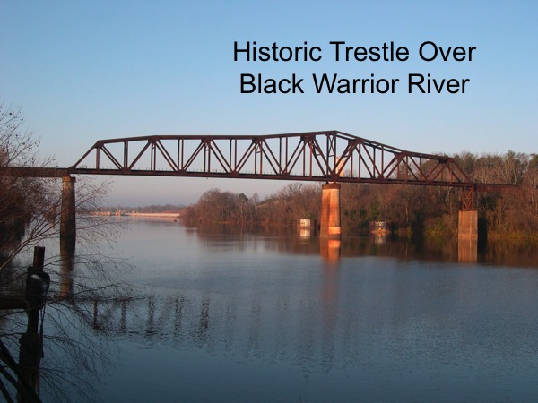 Historic Trestle Over Black River Warrior