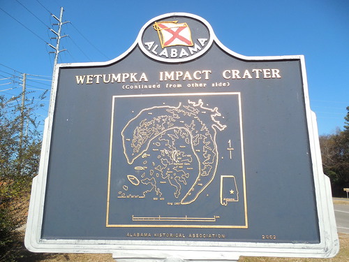 Wetumpka Impact Crater Plaque