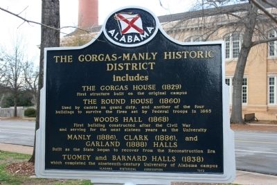 The entrance sign to the Gorgas-Manly Historic District