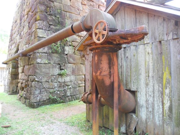 Pictures of the Ironworks National Park Exhibits