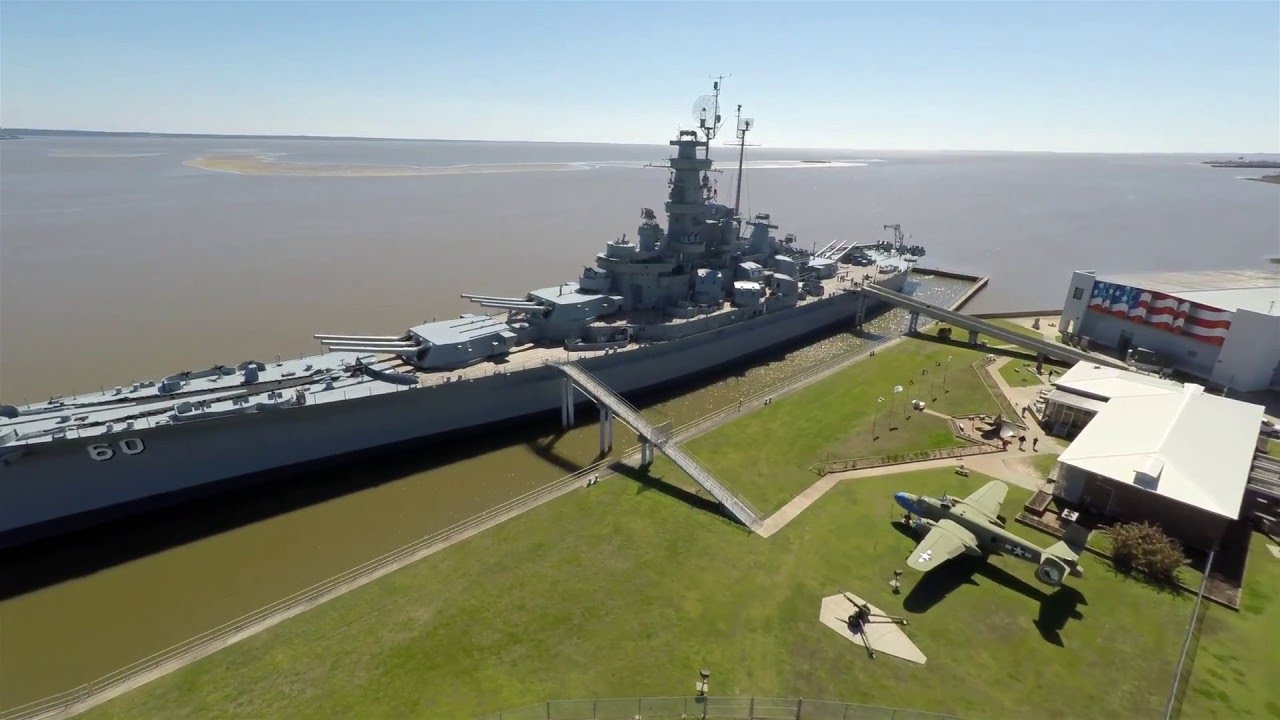 The USS Alabama Battleship Memorial Park In Mobile Alabama