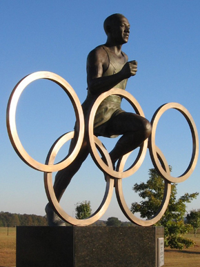 The Statue At The Jesse Owens Memorial Park