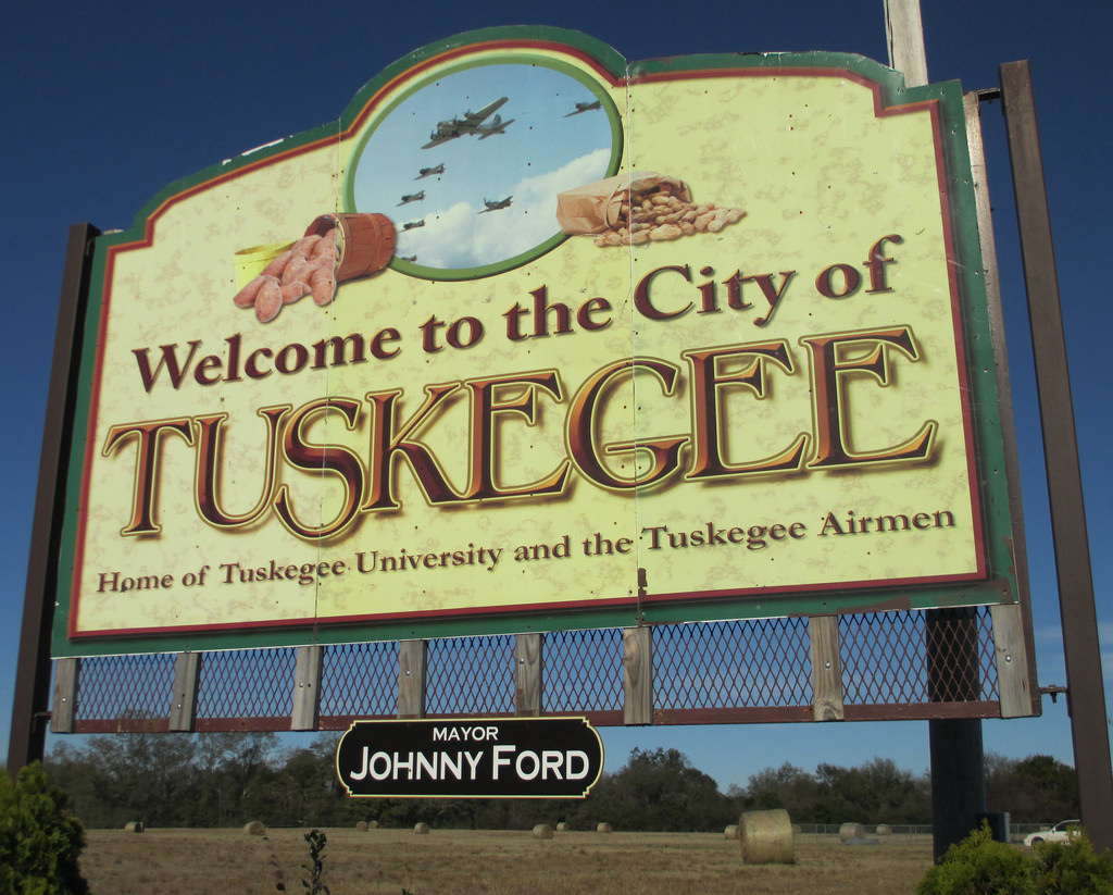 Tuskegee Welcome Sign