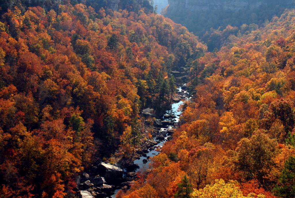 Top view of Little River Canyon