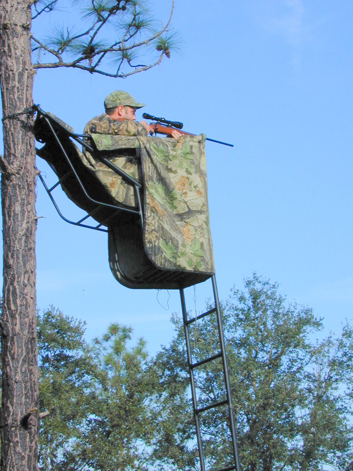 Tree Stand Hunting with Rifle