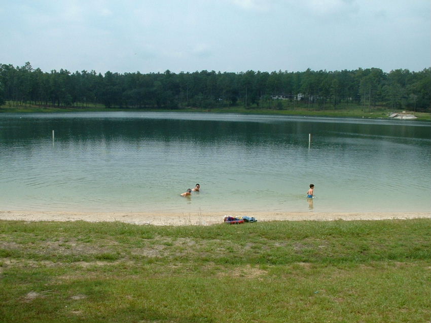 The Sand Beach at the Blue Lake