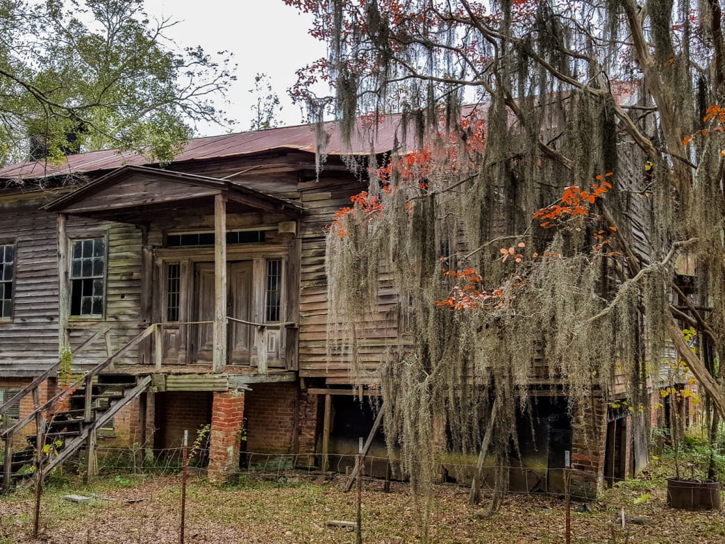 Old House at the Old Cahawba Archaeological Park in Selma Alabama