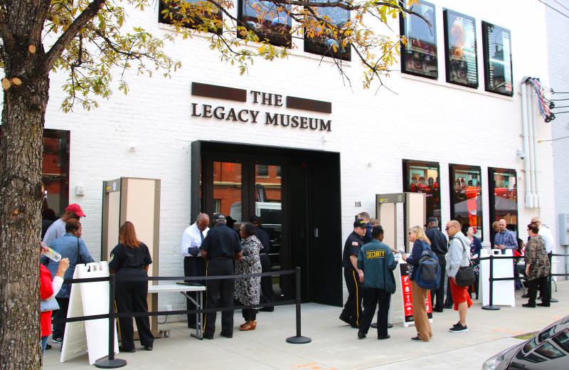 The Legacy Museum in Montgomery Alabama