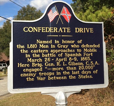 Confederate Drive Marker