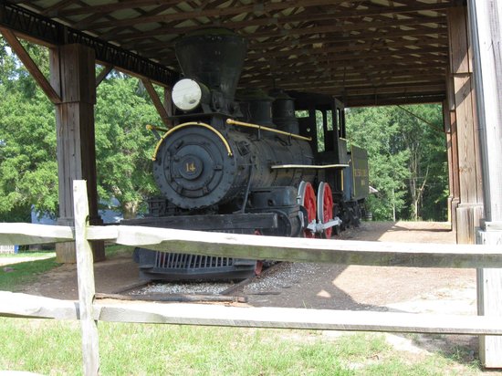 Locomotive at the Pioneer Museum of Alabama