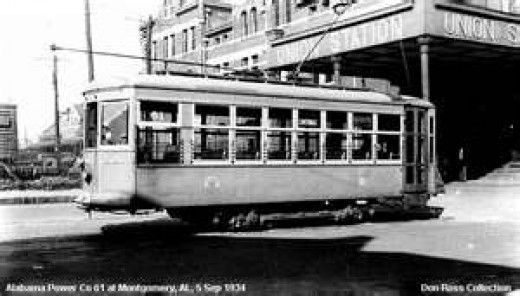 First Electric Trolley System In Montgomery and the Country